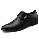 Spring new arrival: plus-size men's leather dress shoes - business formal, lace-up casual shoes