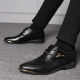 Spring new arrival: plus-size men's leather dress shoes - business formal, lace-up casual shoes