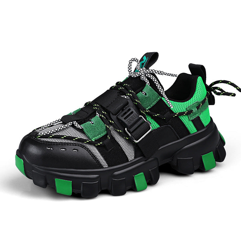 Online celebrity ins daddy shoes mesh men's casual sports shoes students plus size running shoes foreign trade men's shoes