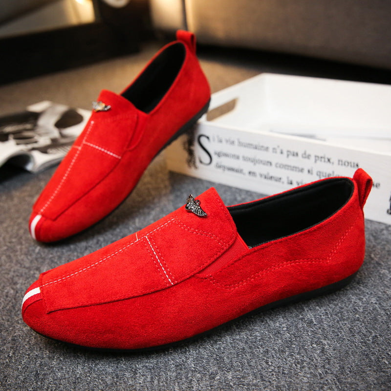 Men's Black Loafers, Breathable, Style 2759