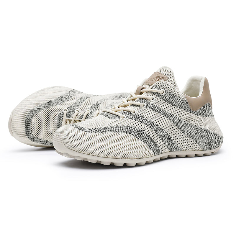 TNV Casual Leather Shoes Genuine Leather Thick Bottom Sneakers Laces Up Breathable DS3205