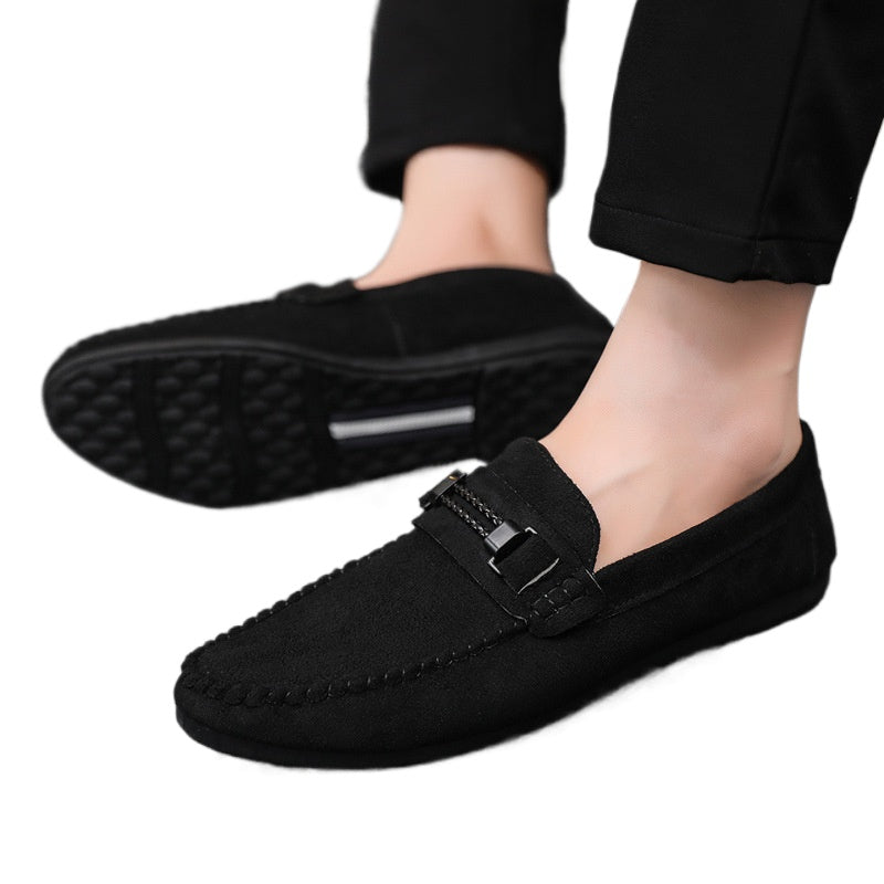Soft sole casual and lightweight new low-top formal wear men's loafer beanie shoes men's wedding groom working fashion boys