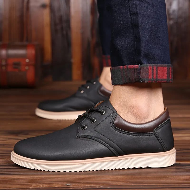 Mens Casual Shoes Waterproof Anti Slip Cargo Shoes Outdoor Lace up Round Toe New