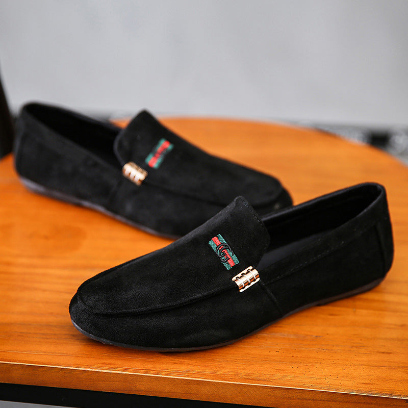 Men's Black Loafers, Style 0311