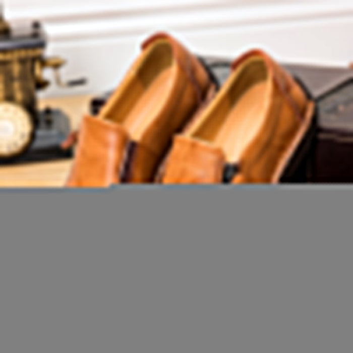 Autumn Men's British Men's Leather Shoes Trendy Business Casual Large Size Men's Shoes(P)