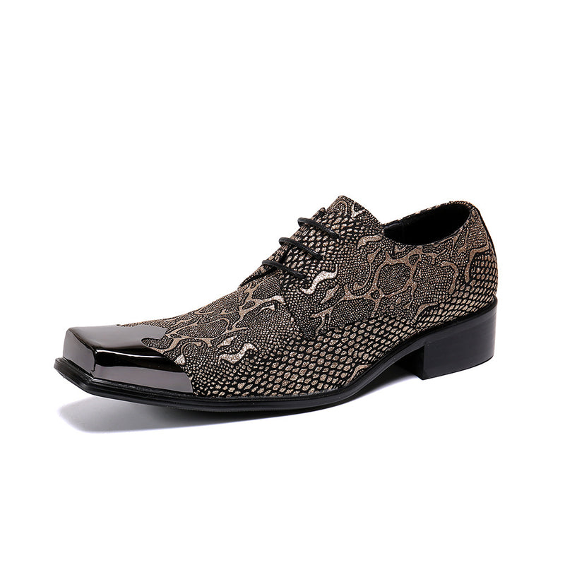 Men's Leather Dress Shoes, Business, Breathable, Style 22