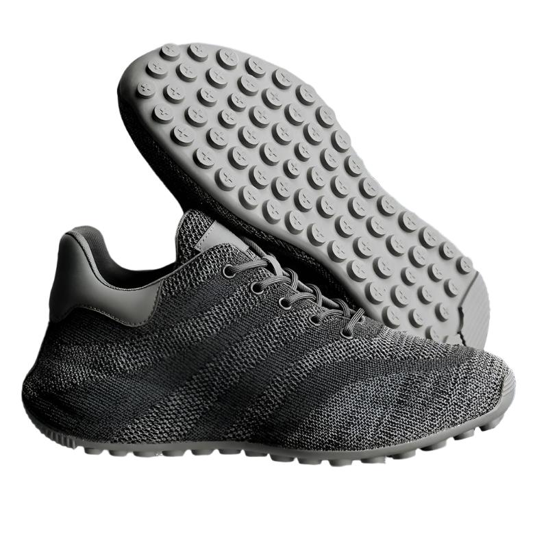 TNV Casual Leather Shoes Genuine Leather Thick Bottom Sneakers Laces Up Breathable DS3205