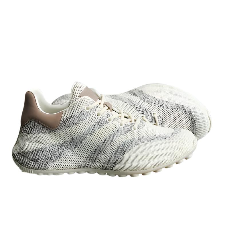 TNV Casual Leather Shoes Genuine Leather Thick Bottom Sneakers Laces Up Breathable DS3205