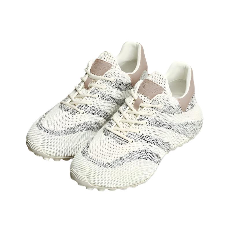 TNV Casual Leather Shoes Genuine Leather Thick Bottom Sneakers Laces Up Breathable DS3205
