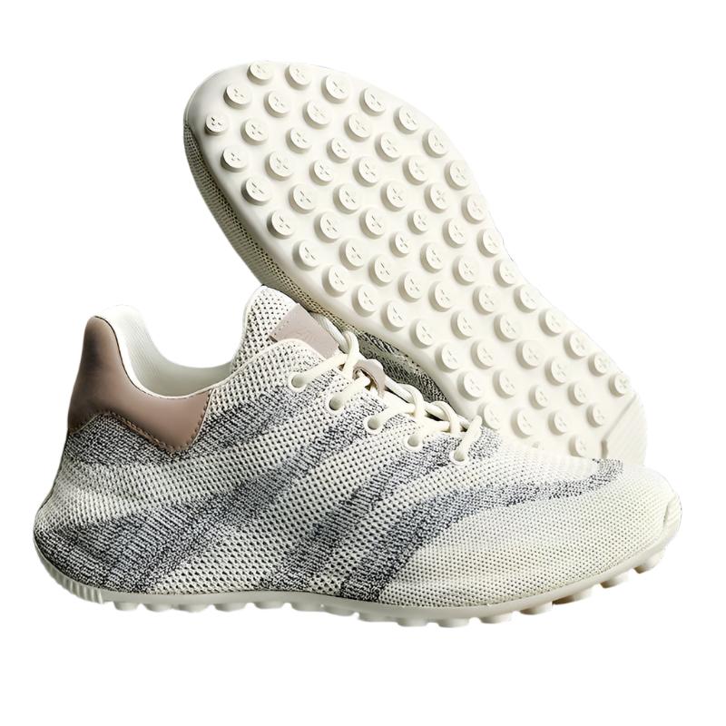 TNV Casual Leather Shoes Genuine Leather Thick Bottom Sneakers Laces Up Breathable DS3205