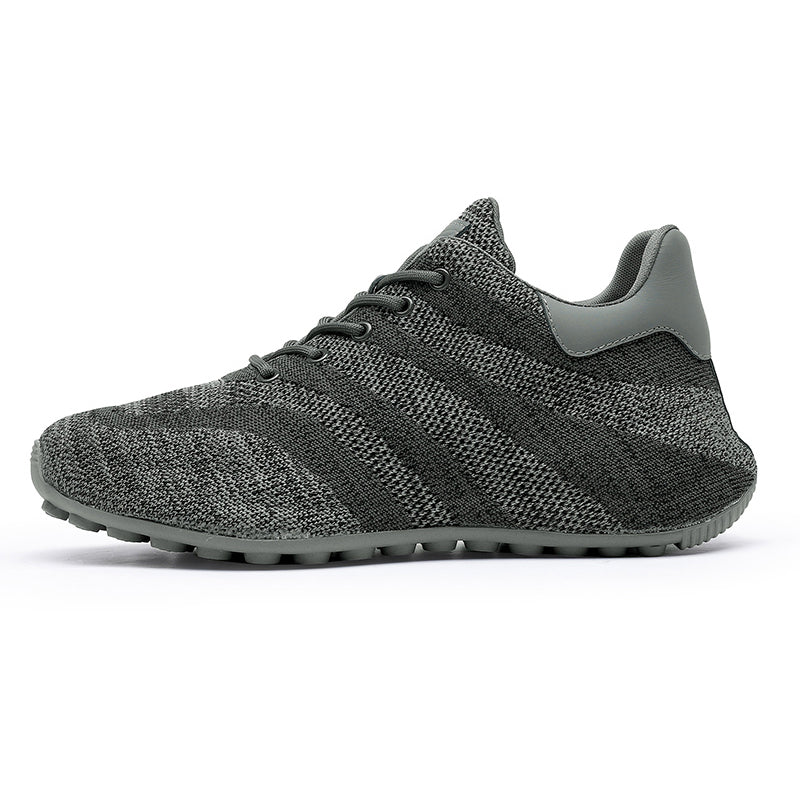 TNV Casual Leather Shoes Genuine Leather Thick Bottom Sneakers Laces Up Breathable DS3205