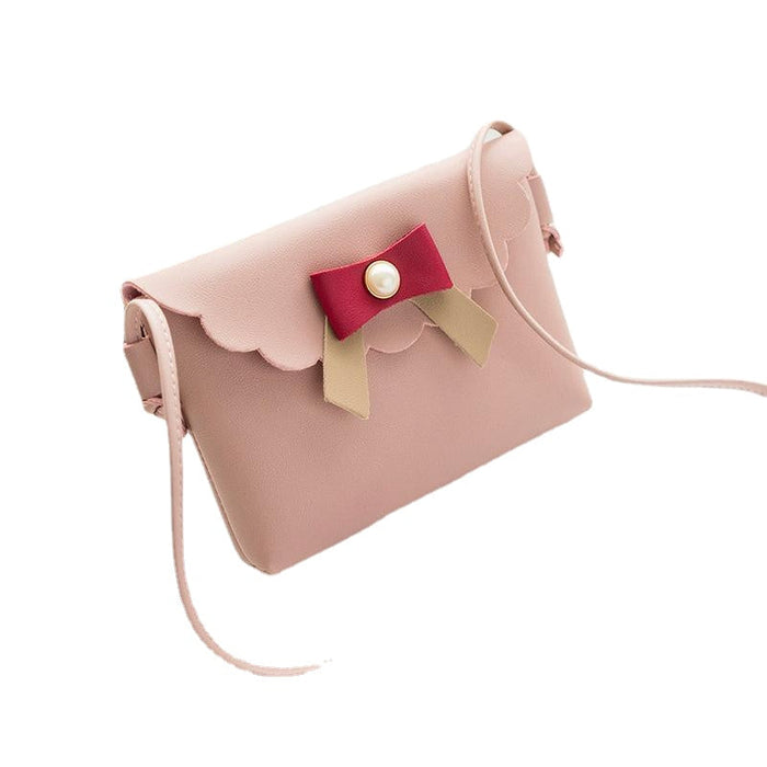 Bags 2025 Japanese and Korean new women's bags pearl bow casual small square bag hand-held shoulder crossbody mobile phone bag(P)