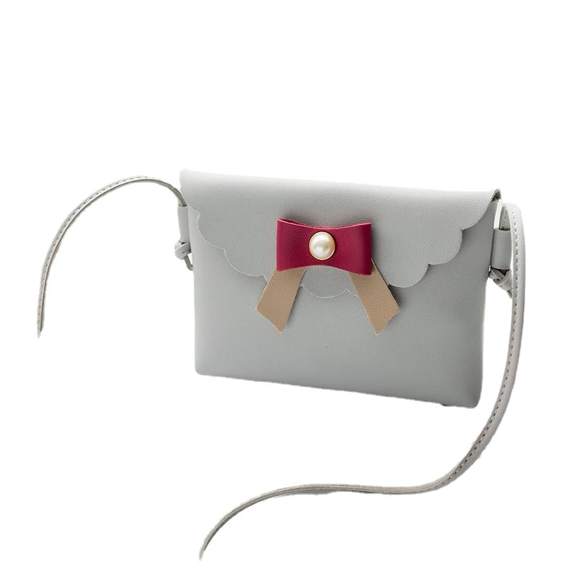 Bags 2024 Japanese and Korean new women's bags pearl bow casual small square bag hand-held shoulder crossbody mobile phone bag