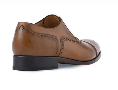 Half Brogue Cap Toe Brown 2025