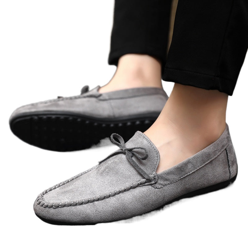 2024 business summer men's casual trendy shoes wedding groom driving fashion loafer shoes lazy platform