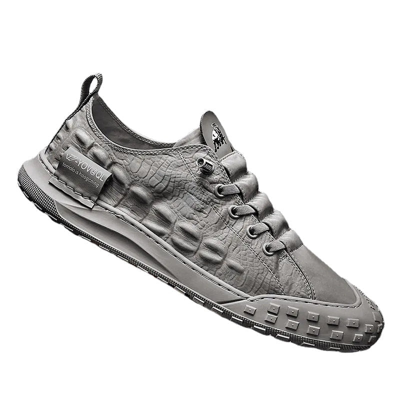 Men's Green Canvas Sneakers – Breathable