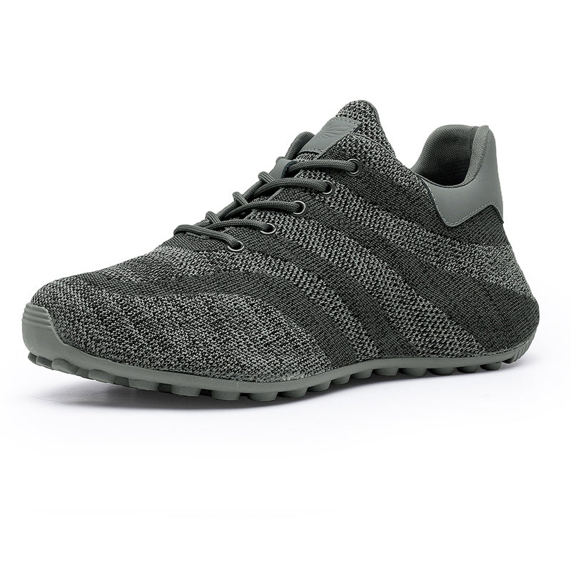 TNV Casual Leather Shoes Genuine Leather Thick Bottom Sneakers Laces Up Breathable DS3205