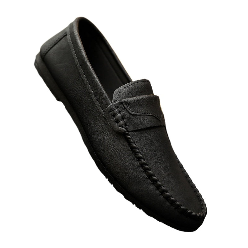 Men's shoes 2024 summer new loafers men's versatile casual shoes Korean version trendy British shoes men's trendy shoes