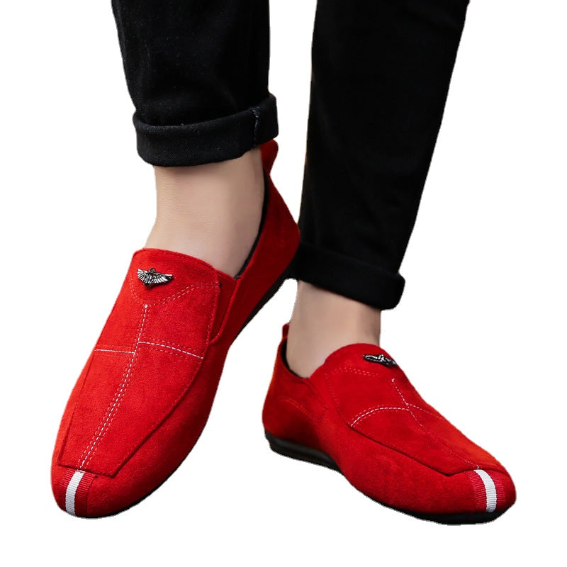 Men's Black Loafers, Breathable, Style 6951