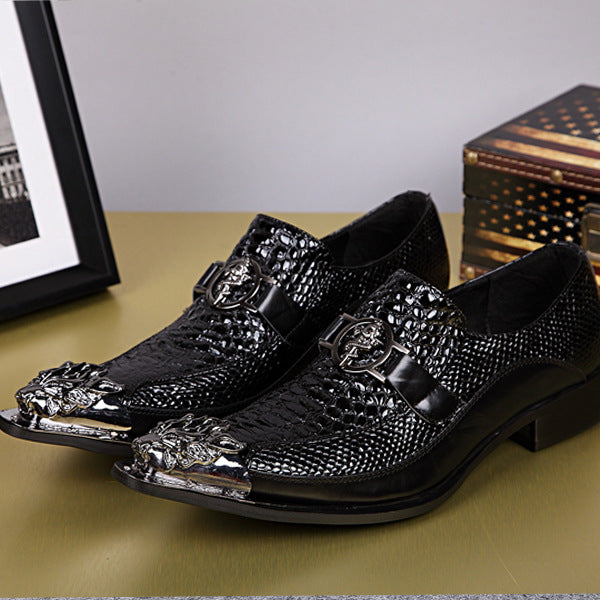Men's Genuine Leather Shoes – British Style, Brogue