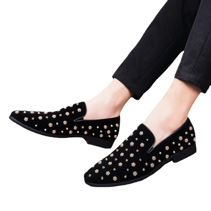 Mens Club Shoes Homme Moccasins Loafers Smoking Casual Shoes
