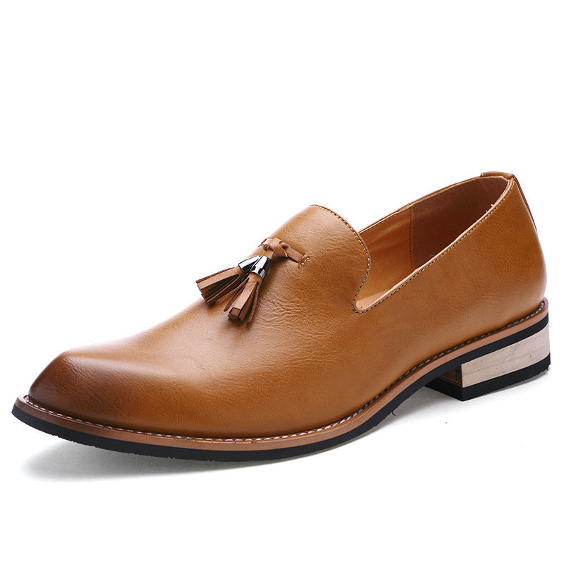 Men's Black Leather Shoes – Style 15