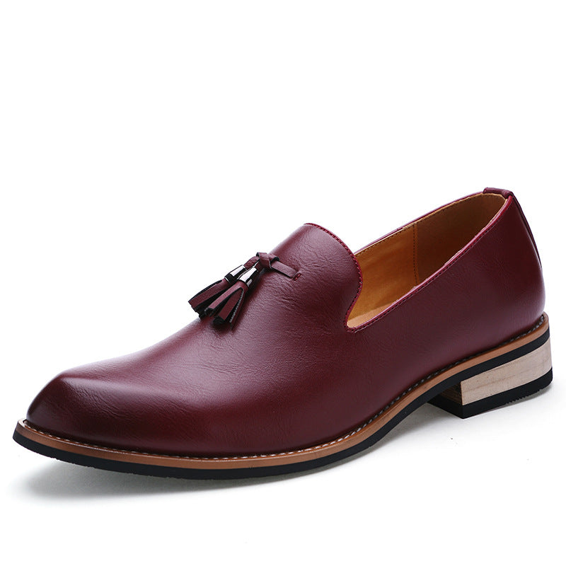 Men's Black Leather Shoes – Style 15