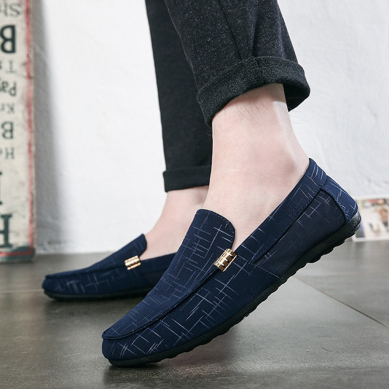 spring new shoes men's casual shoes trendy Korean version slip-on slip-on shoes men's cloth shoes
