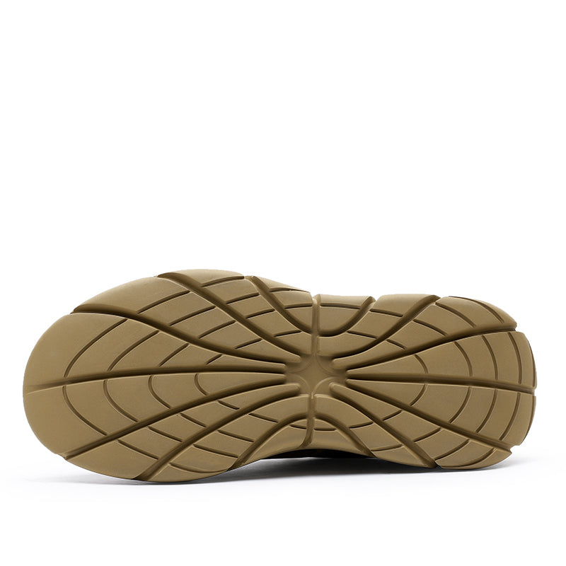 TNV Casual Genuine Leather Shoes Thick Bottom Sneakers Laces Up Breathable DS06037