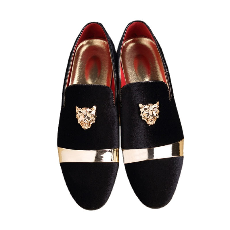 Men's Black Leather Loafers – Style 70