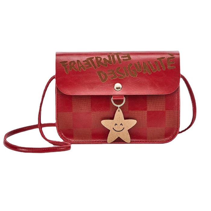 Bags for women 2025 new Korean style women's bags fashion trend star charm women's shoulder bag crossbody mobile phone bag(P)