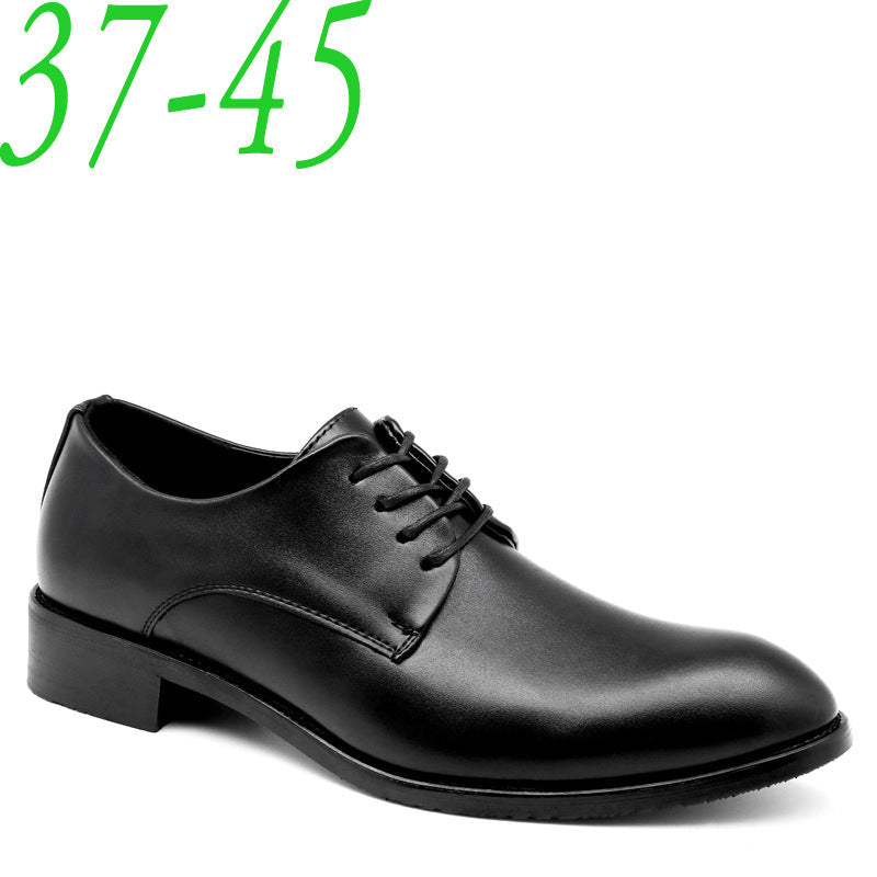 foreign pointed leather shoes mature men&#039;s formal shoes AliExpress men&#039;s Derby business leather shoes leisure
