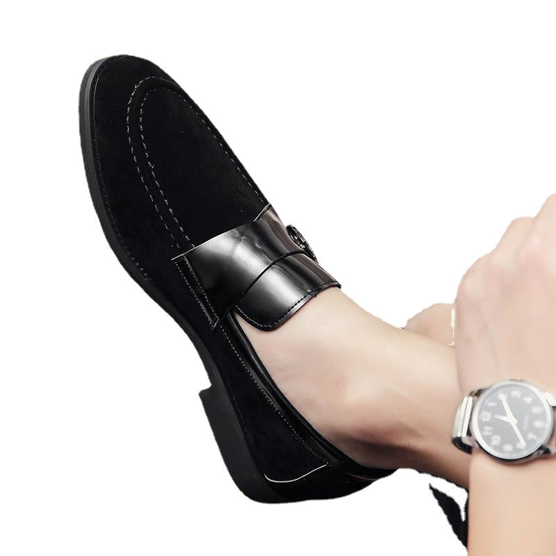 Men's Black Leather Formal Shoes, Style 9495