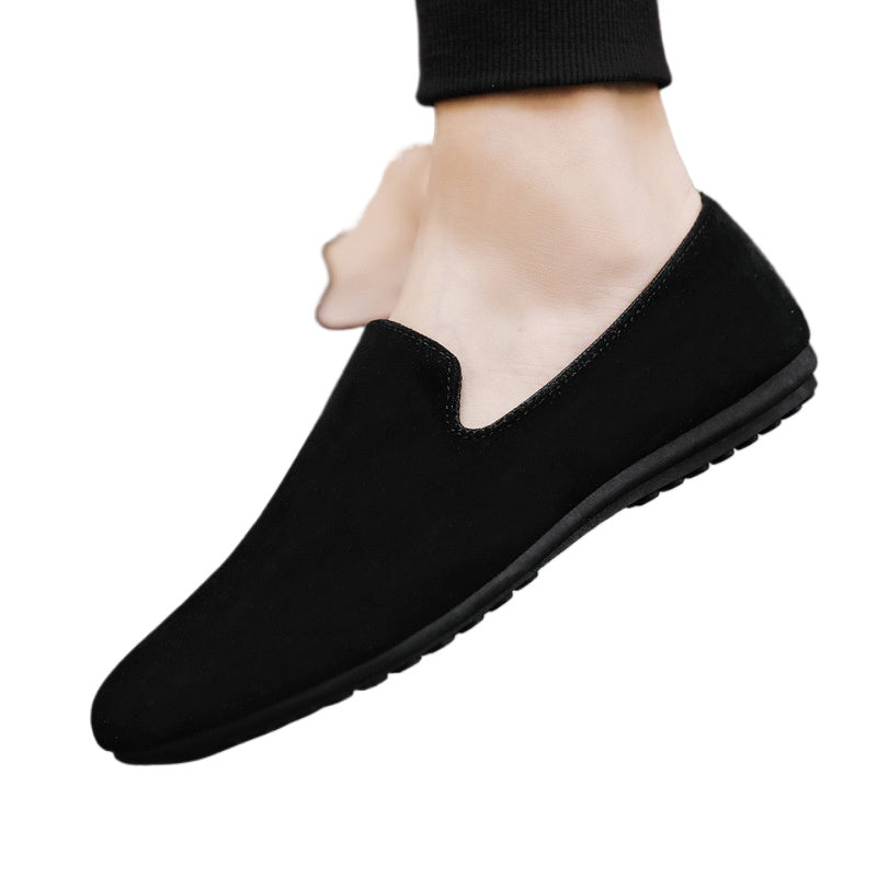 Spring and summer social guy casual shoes trendy shoes Doudou shoes men's lazy shoes cover feet and pedal men's shoes foreign trade