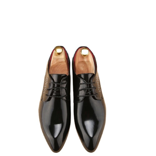 Men's Red Derby Formal Shoes – Business