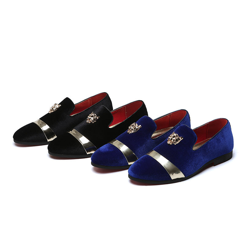 Men's Black Leather Loafers – Style 70