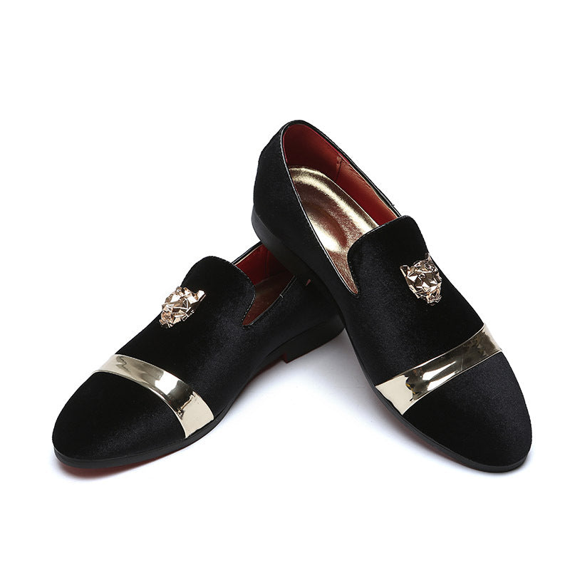 Men's Black Leather Loafers – Style 70