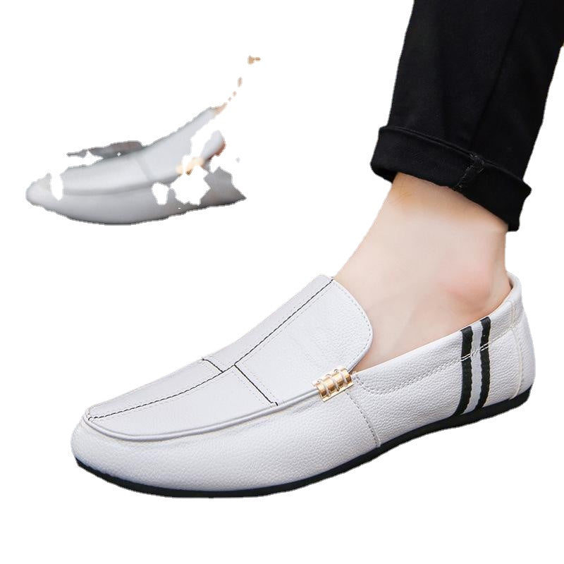 men's lazy shoes stripes low to help shoes