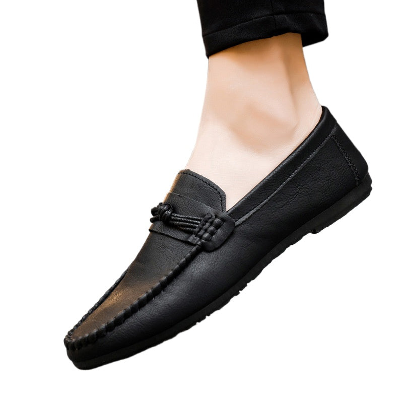 Spirit guy breathable non-slip loafer Doudou shoes to work British style soft sole casual pedal new men's shoes