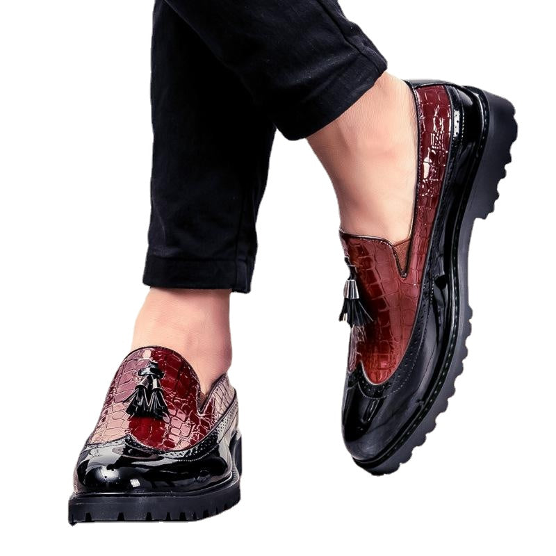Men's White Leather Formal Shoes – Party