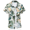 Xinge|Foreign trade short-sleeved floral shirt loose fashion large size men's casual fat half-sleeved shirt wholesale trend