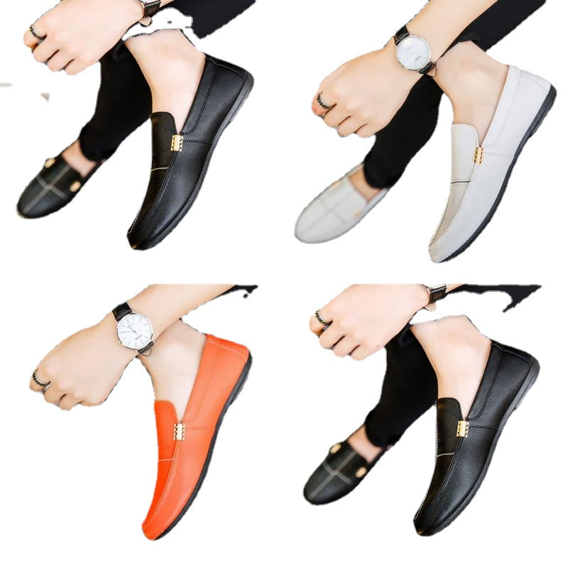 Men's White Loafers