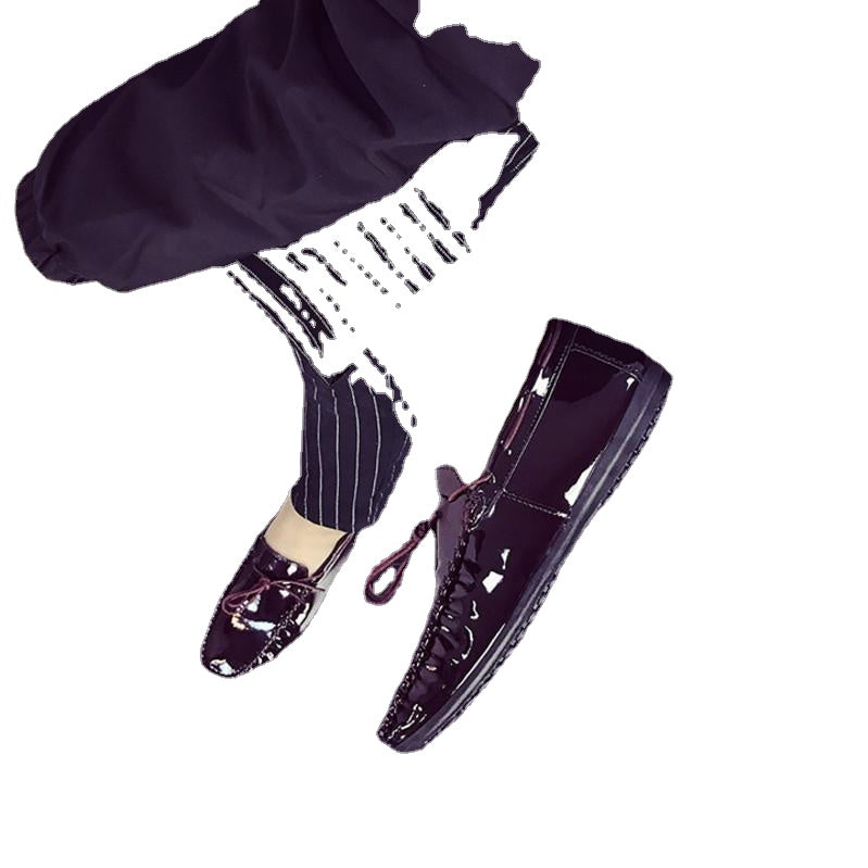 high school boys acne casual shoes wine red lazy shoes DD