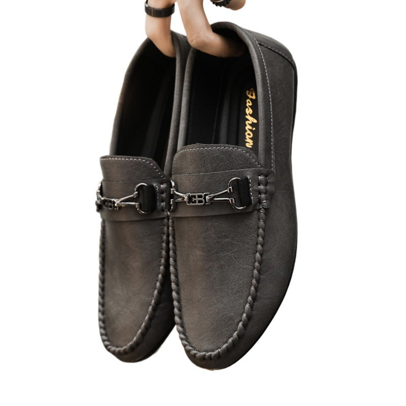 Men's shoes 2024 new summer lazy shoes men's driving loafers tide shoes versatile men's casual shoes Korean version shoes men's