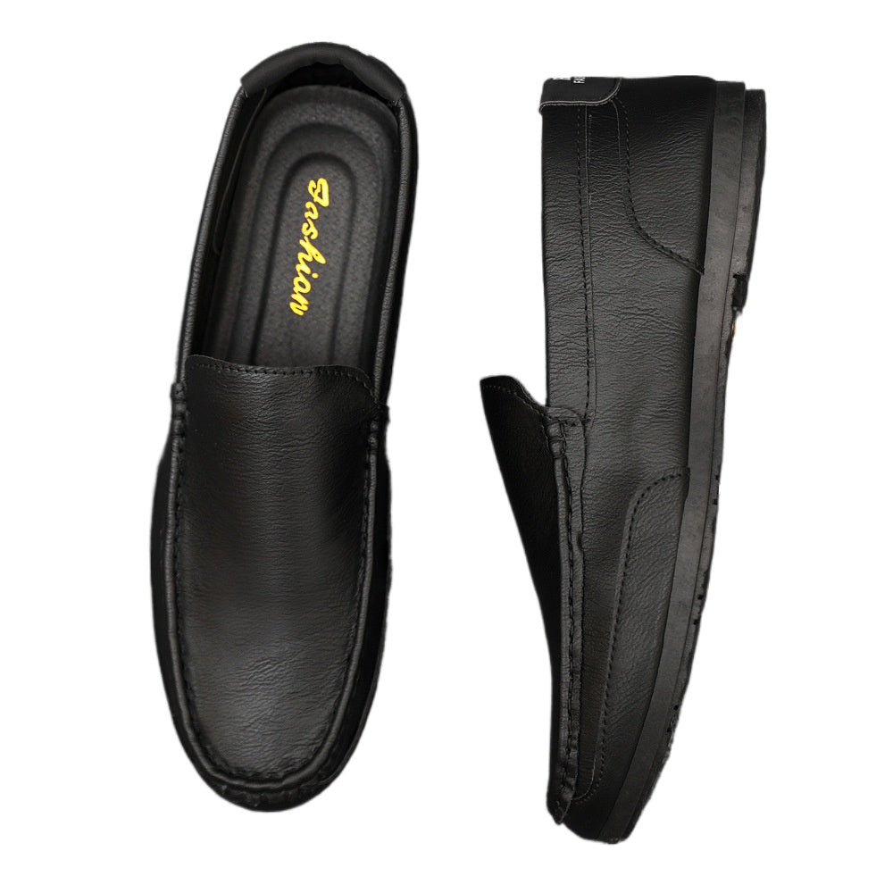 Loafers 2024 New Men's Trend Korean Version Versatile Summer One Pedal Lazy Men's British Casual Leather Shoes