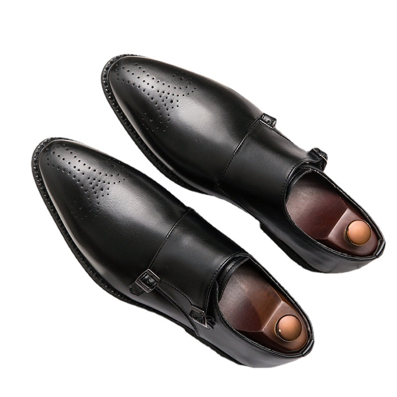Men's Black Formal Shoes, Business, Style 9511