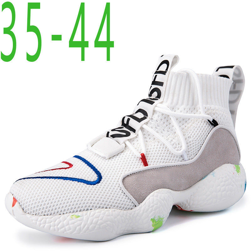 stretch socks shoes new socks shoes men's top top Korean version versatile high top socks shoes women 2023