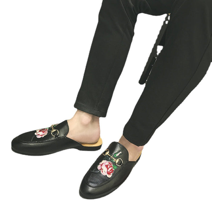 Men Loafer Shoes Semi Slipper