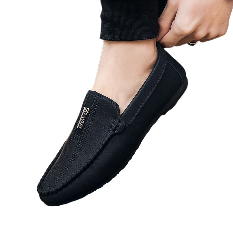 2024 new men's shoes summer loafers men's casual shoes Korean version low-top foot-fitting lazy shoes Doudou trendy shoes