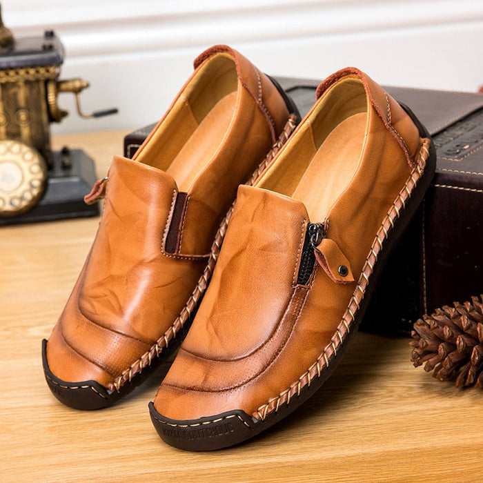 Autumn Men's British Men's Leather Shoes Trendy Business Casual Large Size Men's Shoes(P)